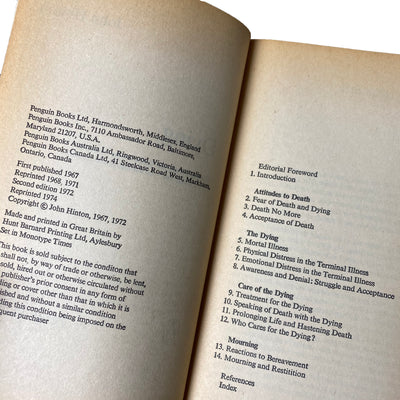 1974 John Hinton 'Dying'