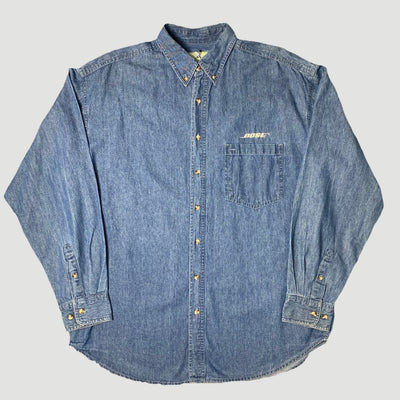 Mid 90's Bose Denim Chambray Work Shirt