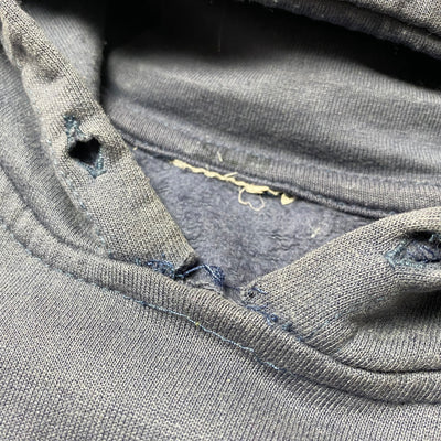 90's Plain Navy Hoodie