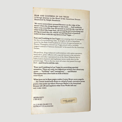 1981 Hunter S. Thompson 'Fear and Loathing in Las Vegas'