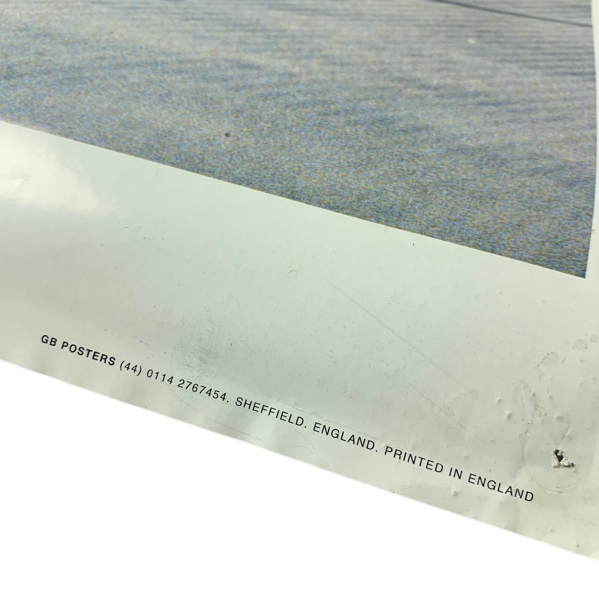 Early 90's Nirvana Kurt Cobain Poster