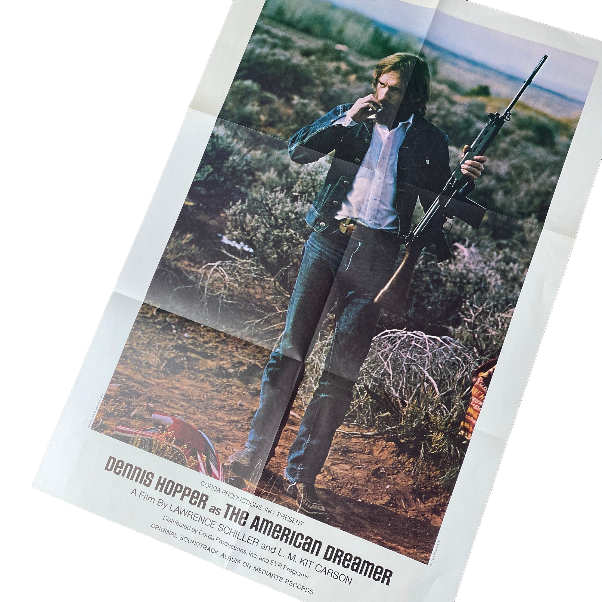 1971 Dennis Hopper in 'The American Dreamer' LP