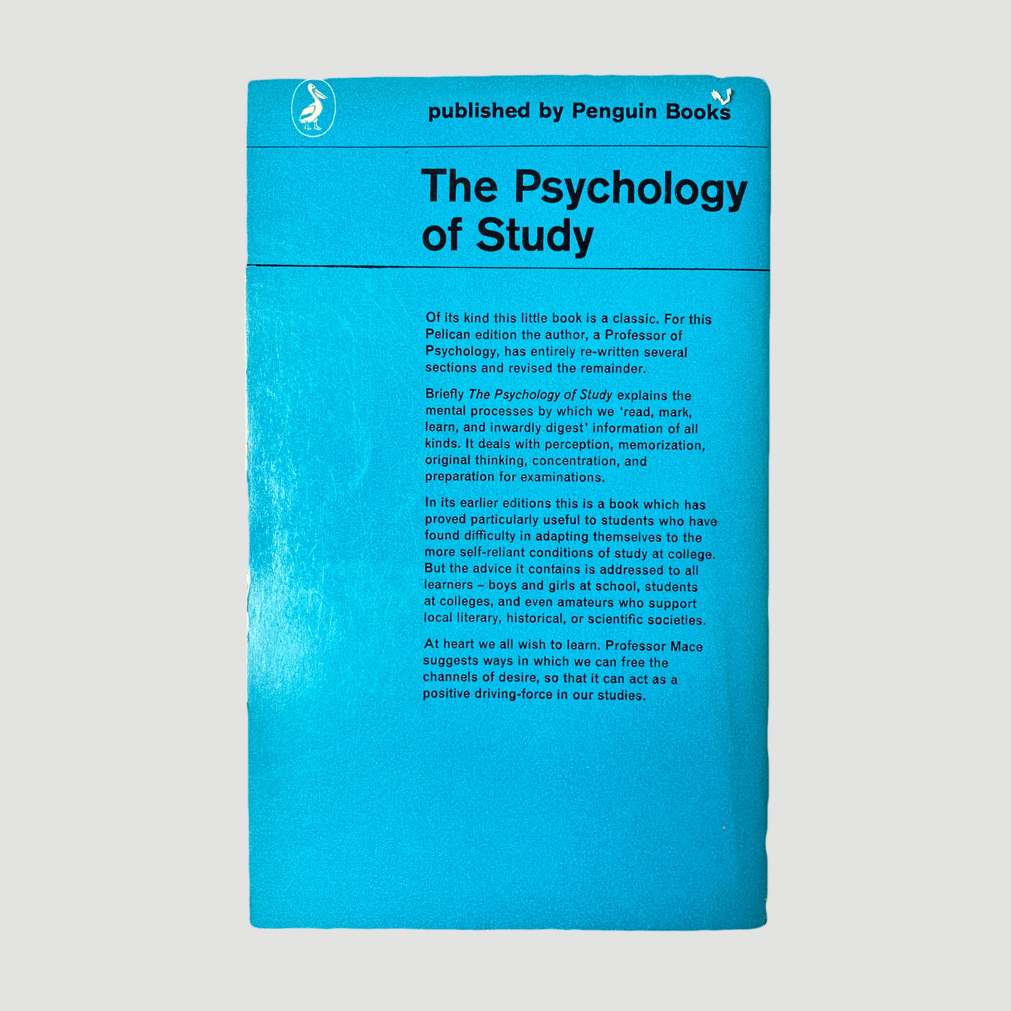 1983 The Psychology of Study Pelican Book