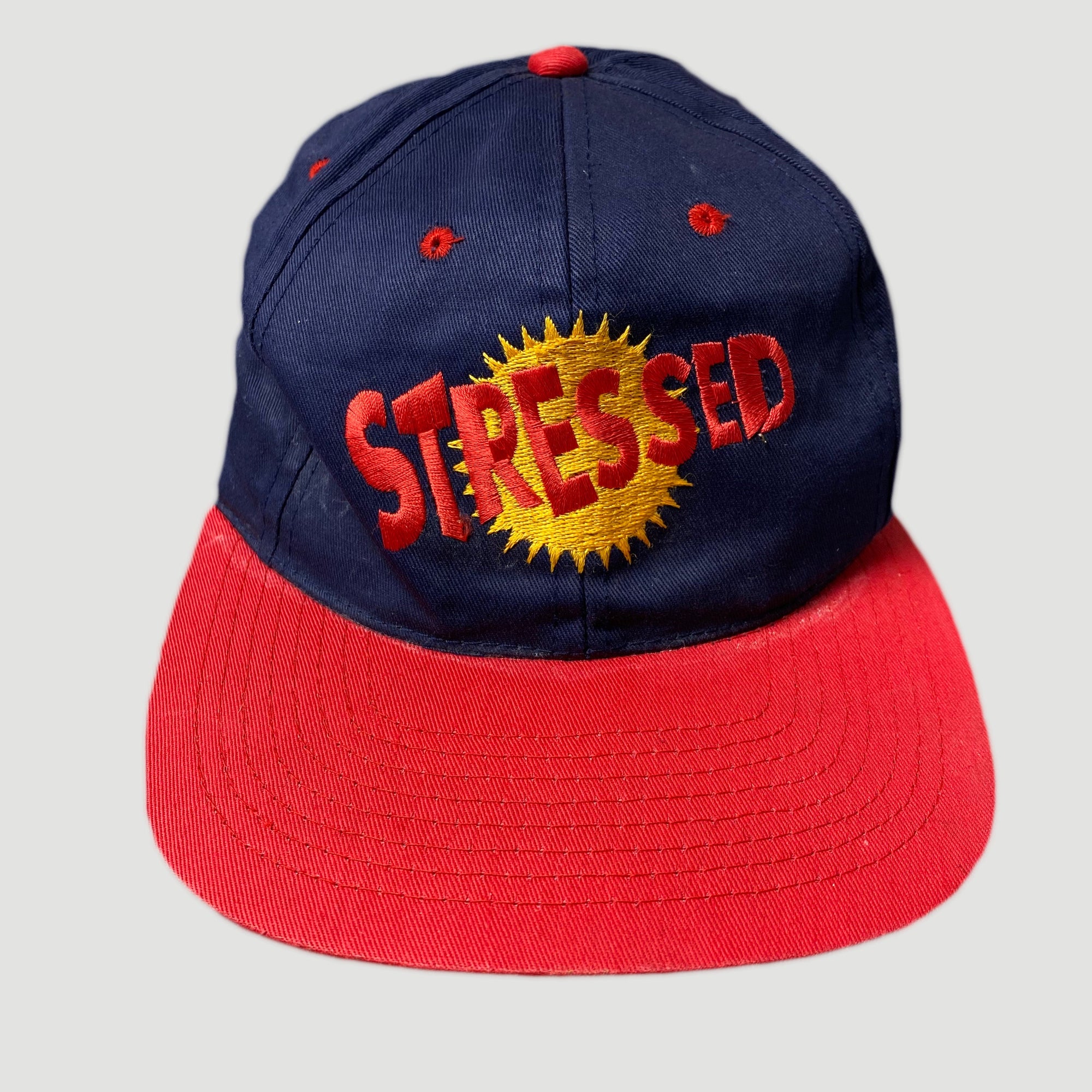 90's 'Stressed' Snapback Cap