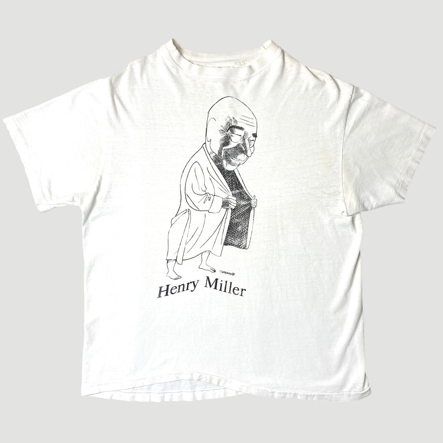 Early 90's Henry Miller Largely Literary T-Shirt