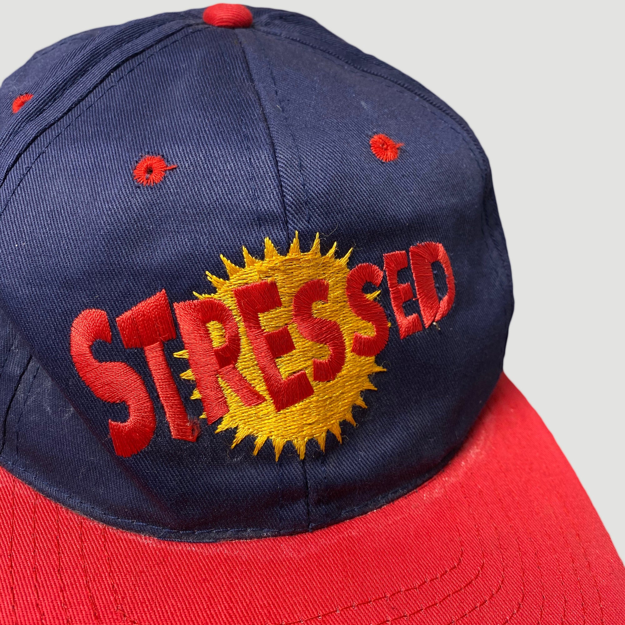 90's 'Stressed' Snapback Cap