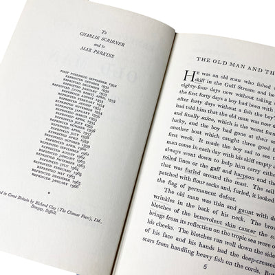 1966 Ernest Hemingway ‘The Old Man and the Sea’