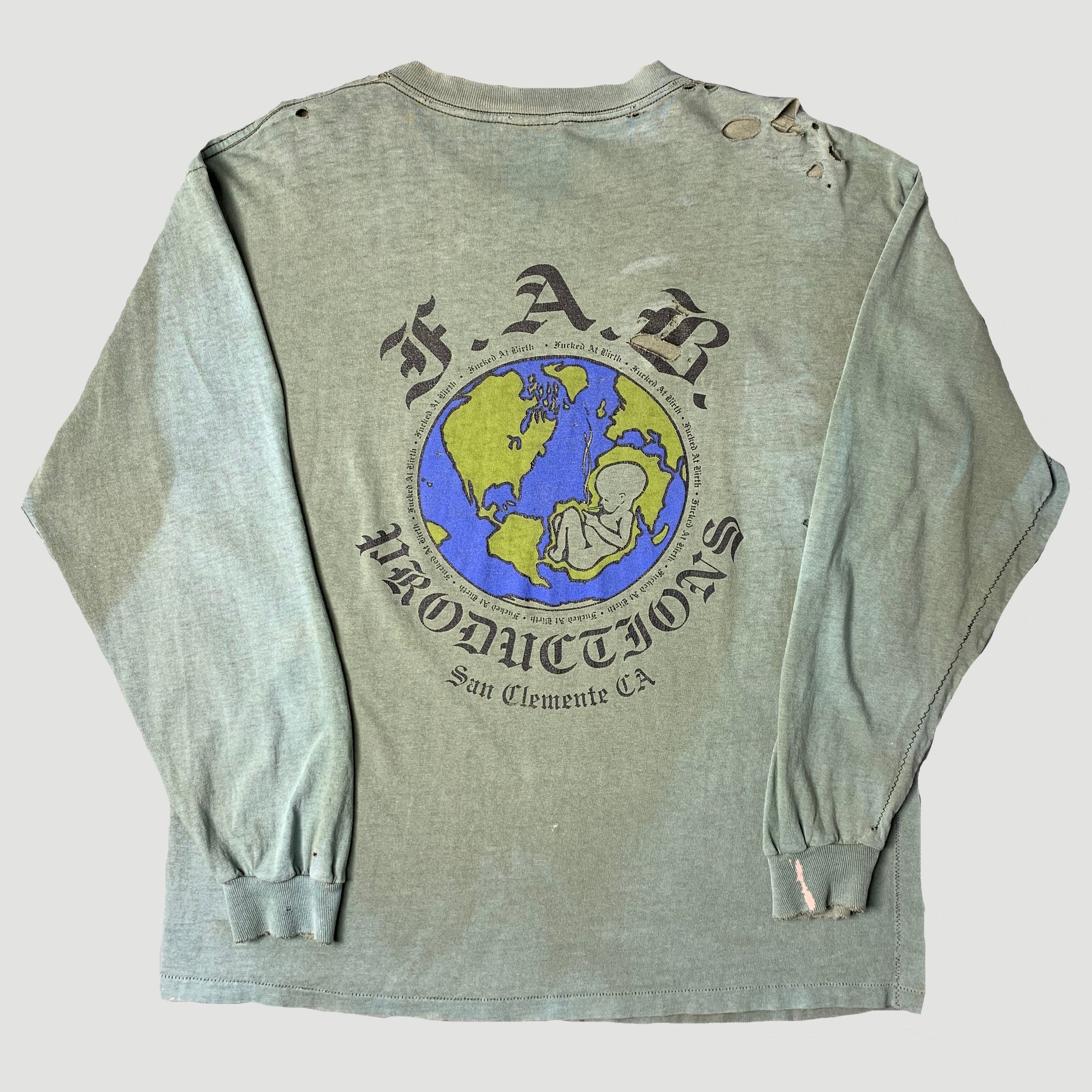 Mid 90's Fucked At Birth Long Sleeve T-Shirt