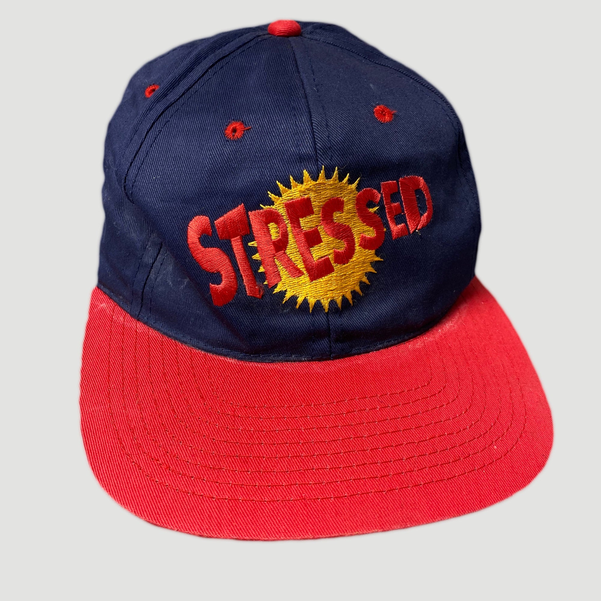 90's 'Stressed' Snapback Cap