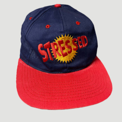 90's 'Stressed' Snapback Cap