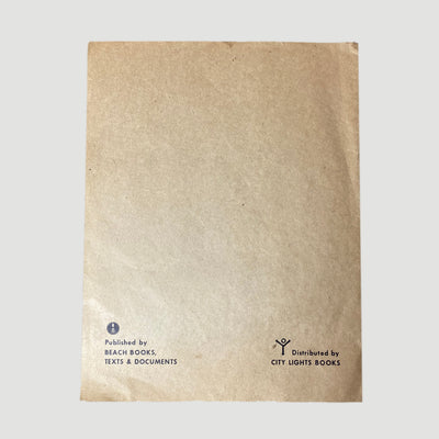 1968 Allen Ginsberg 'T.V. Baby'