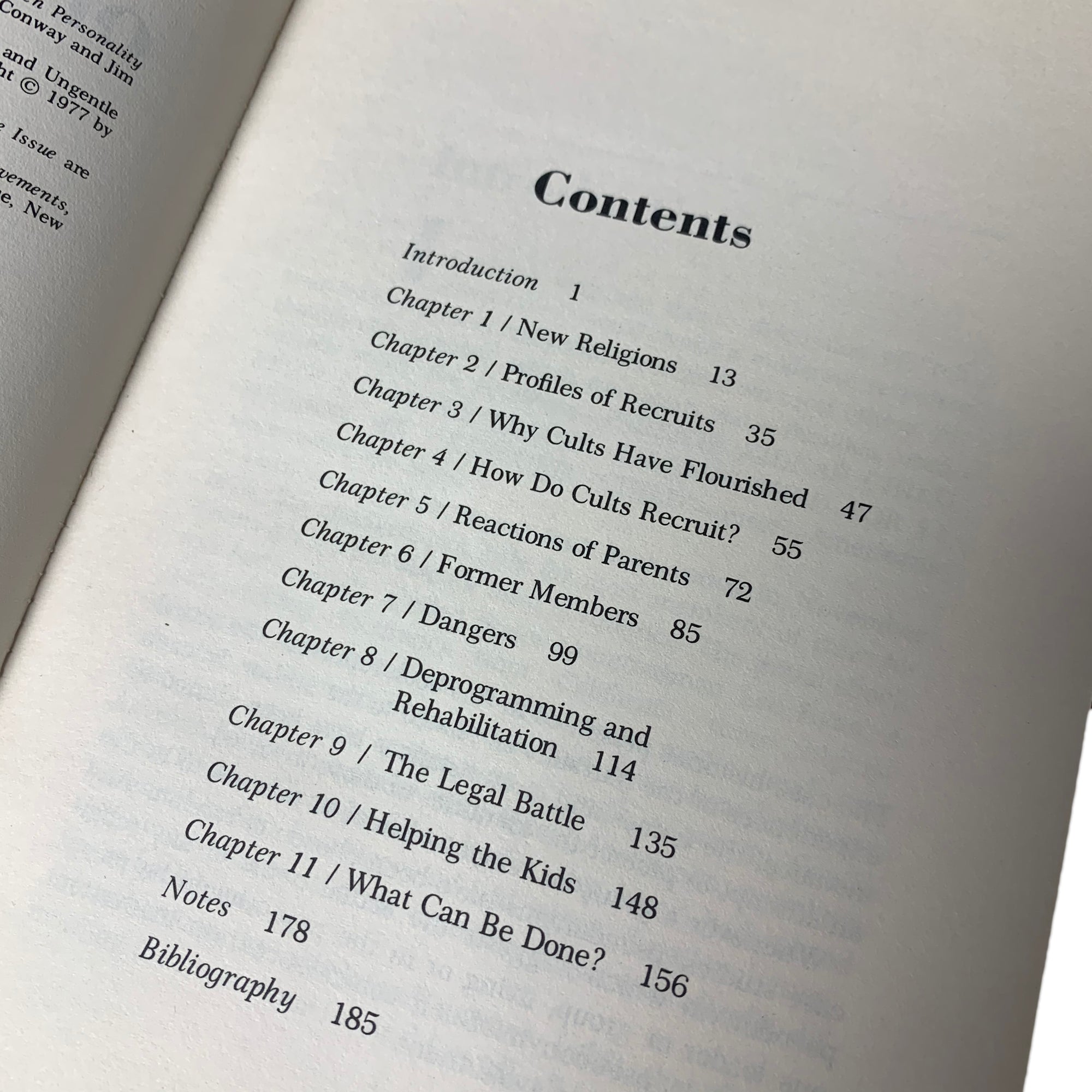 1979 Joel A MacCollam 'Carnival of Souls: Religious Cults and Young People'