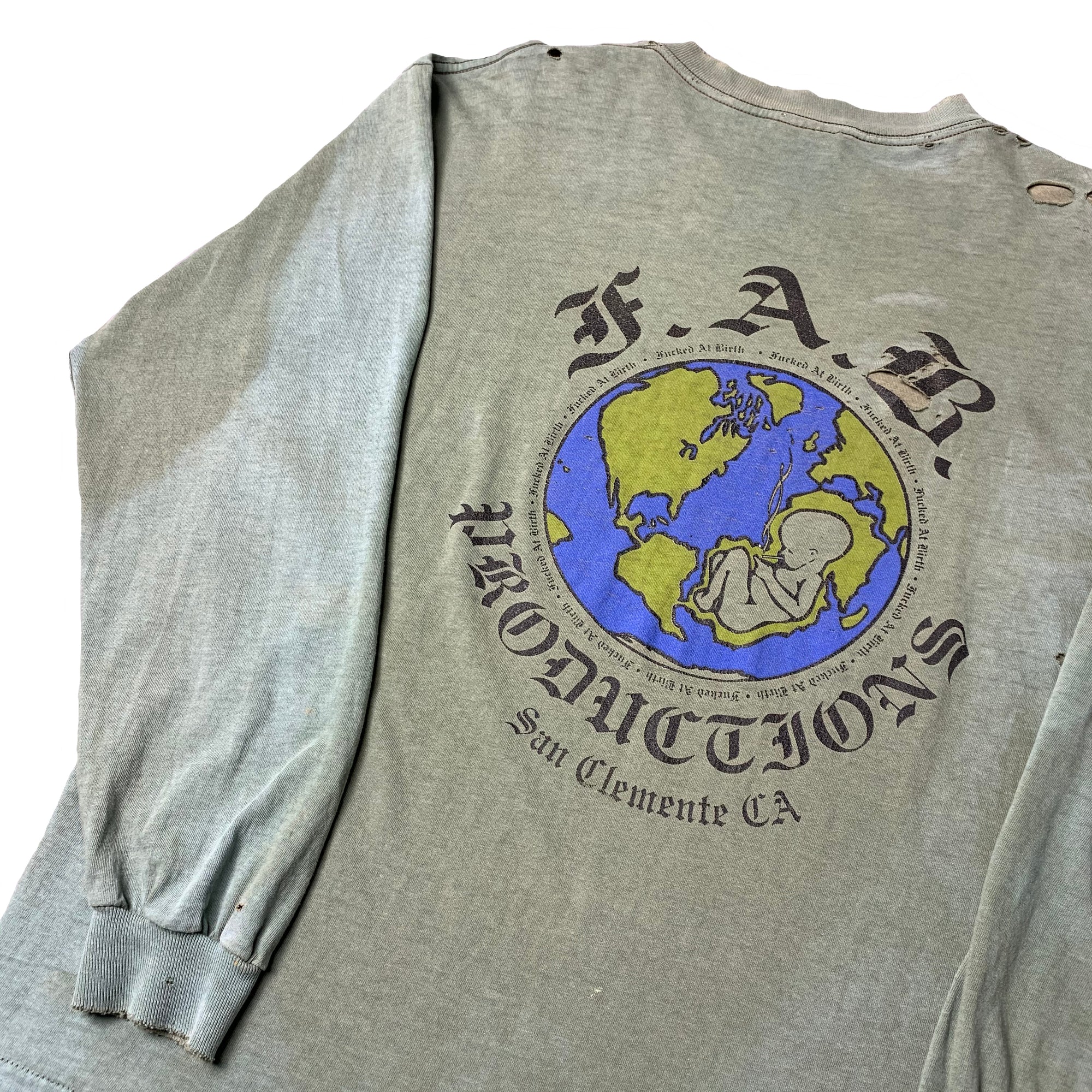 Mid 90's Fucked At Birth Long Sleeve T-Shirt