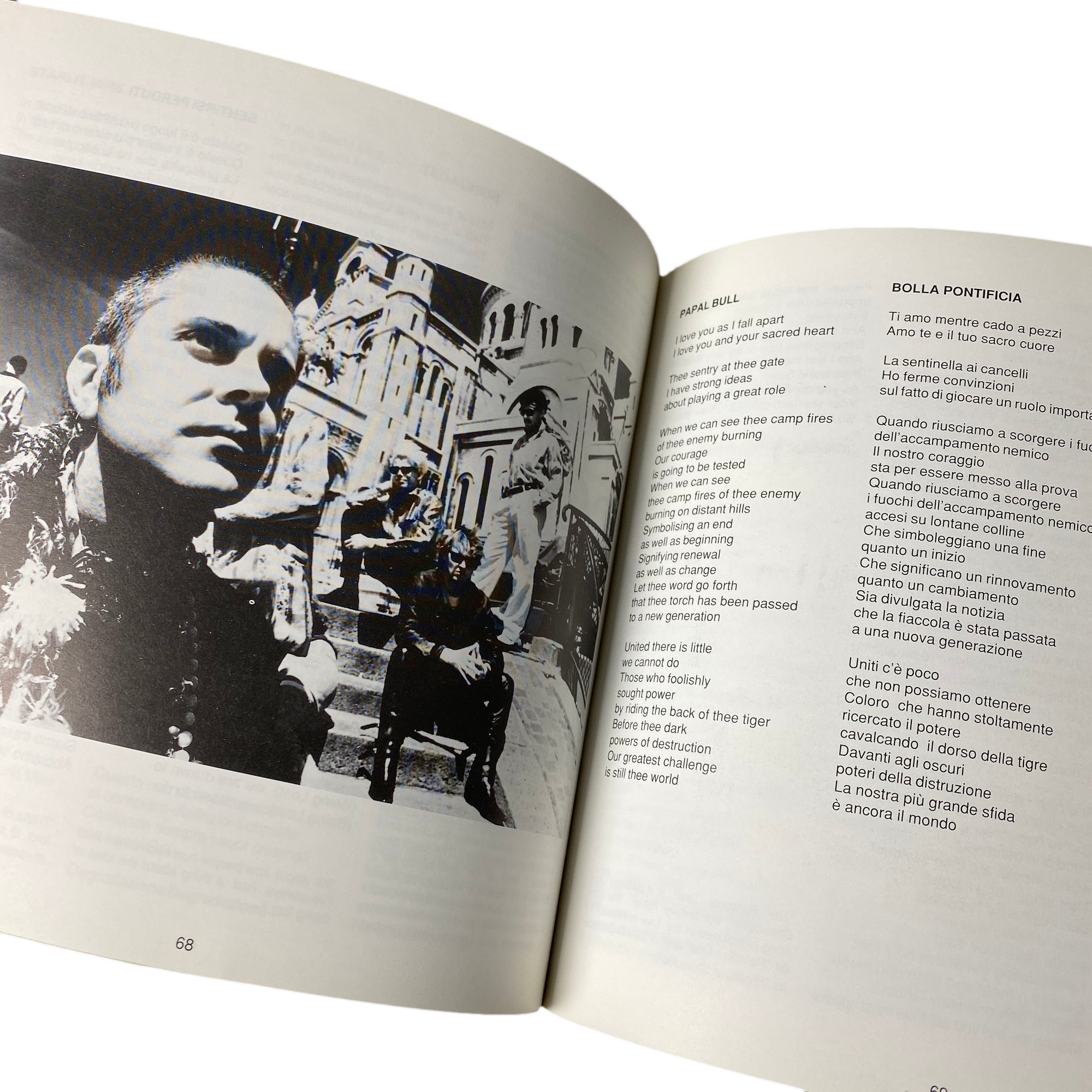 1990 'Psychic TV/Genesis P-Orridge: A Coumprehensive Collection Ov Lyrics 1981-90'