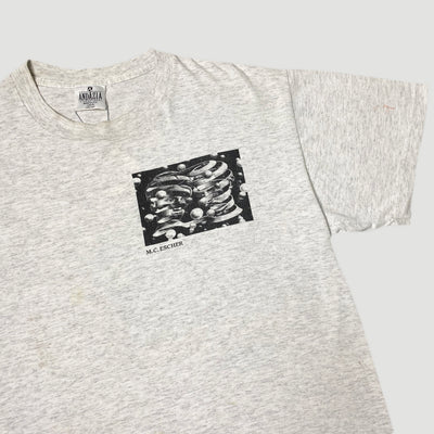 1991 M.C. Escher 'Bond of Union' T-Shirt