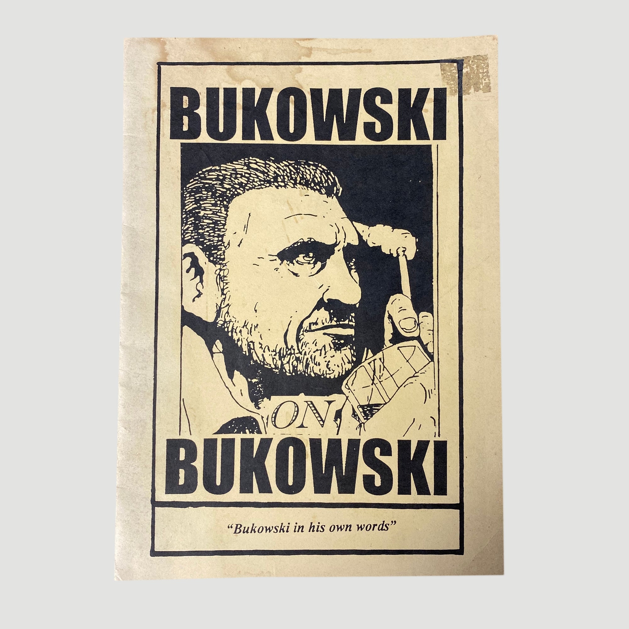 1998 Bukowski On Bukowski: Bukowski in his own words