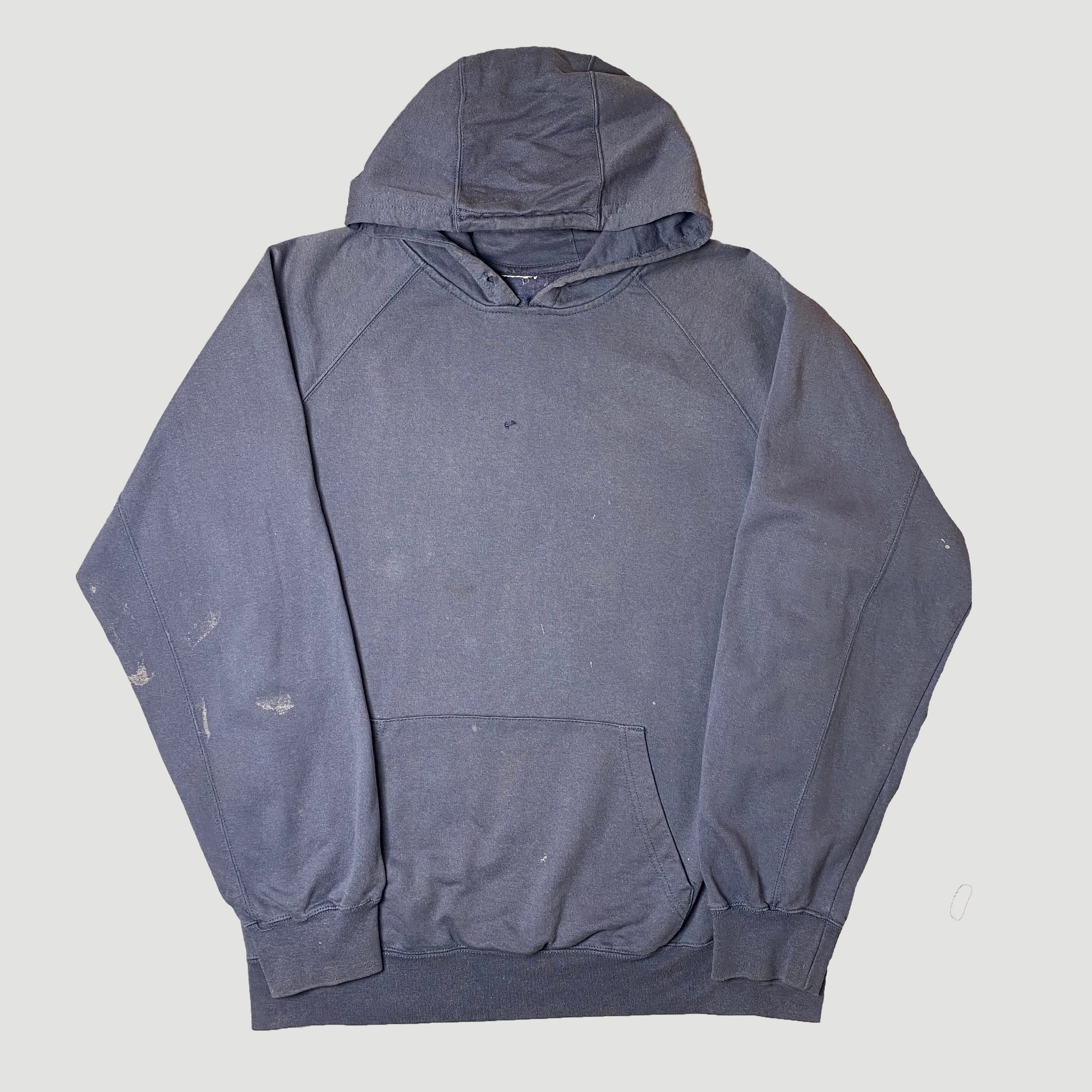 90's Plain Navy Hoodie