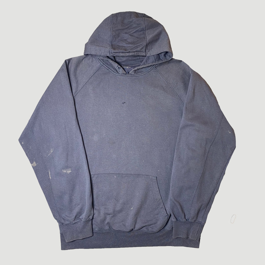 90's Plain Navy Hoodie
