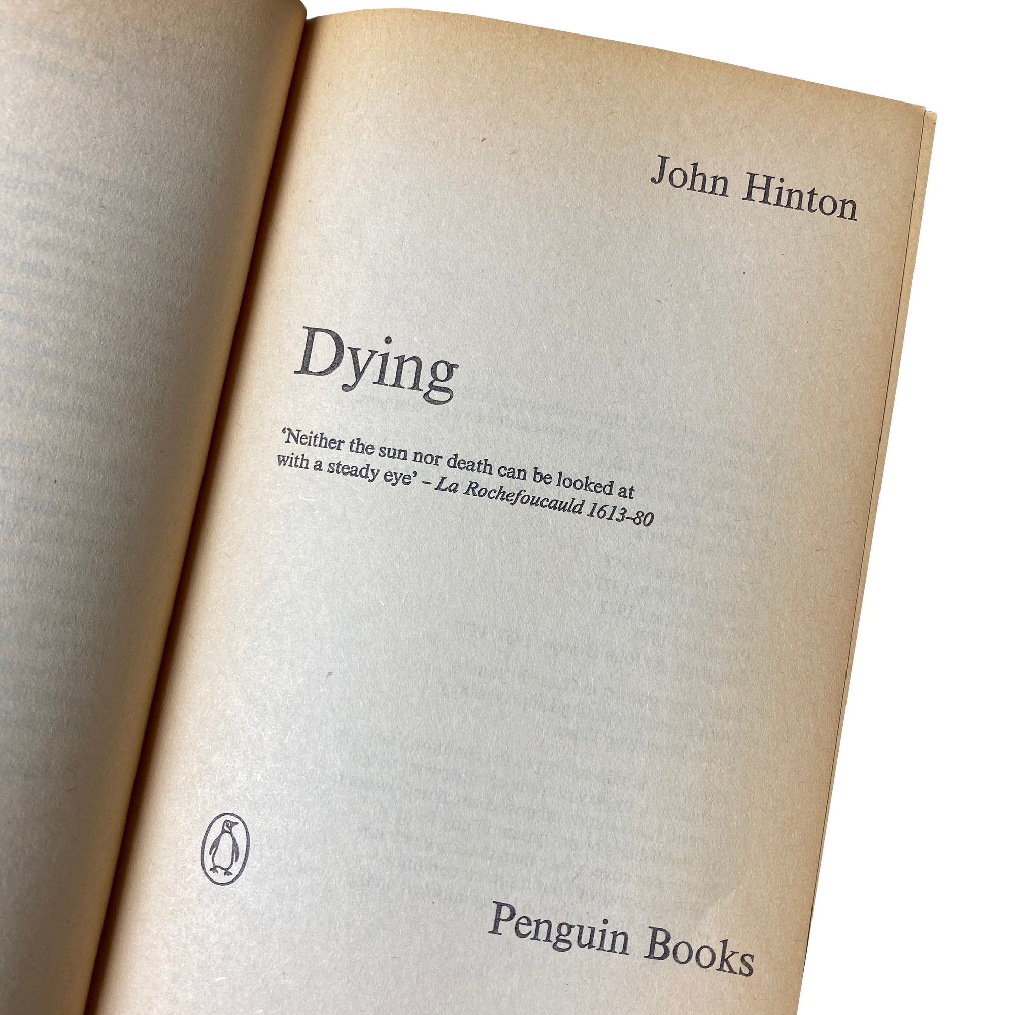 1974 John Hinton 'Dying'