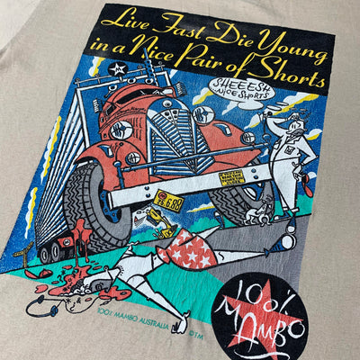 Mid 90's Mambo 'Live Fast Die Young' T-Shirt