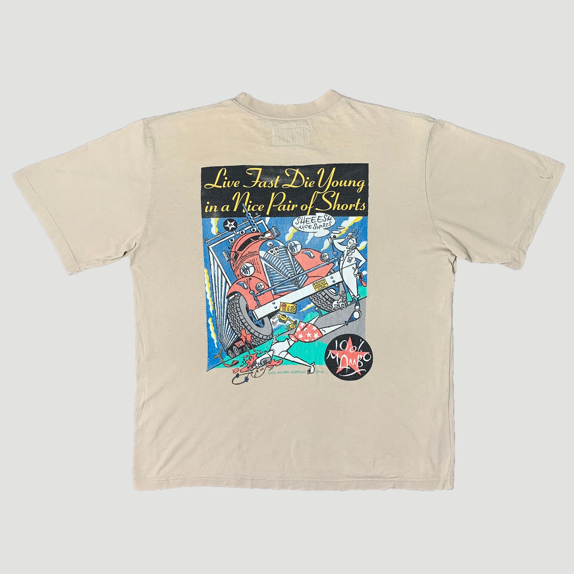 Mid 90's Mambo 'Live Fast Die Young' T-Shirt