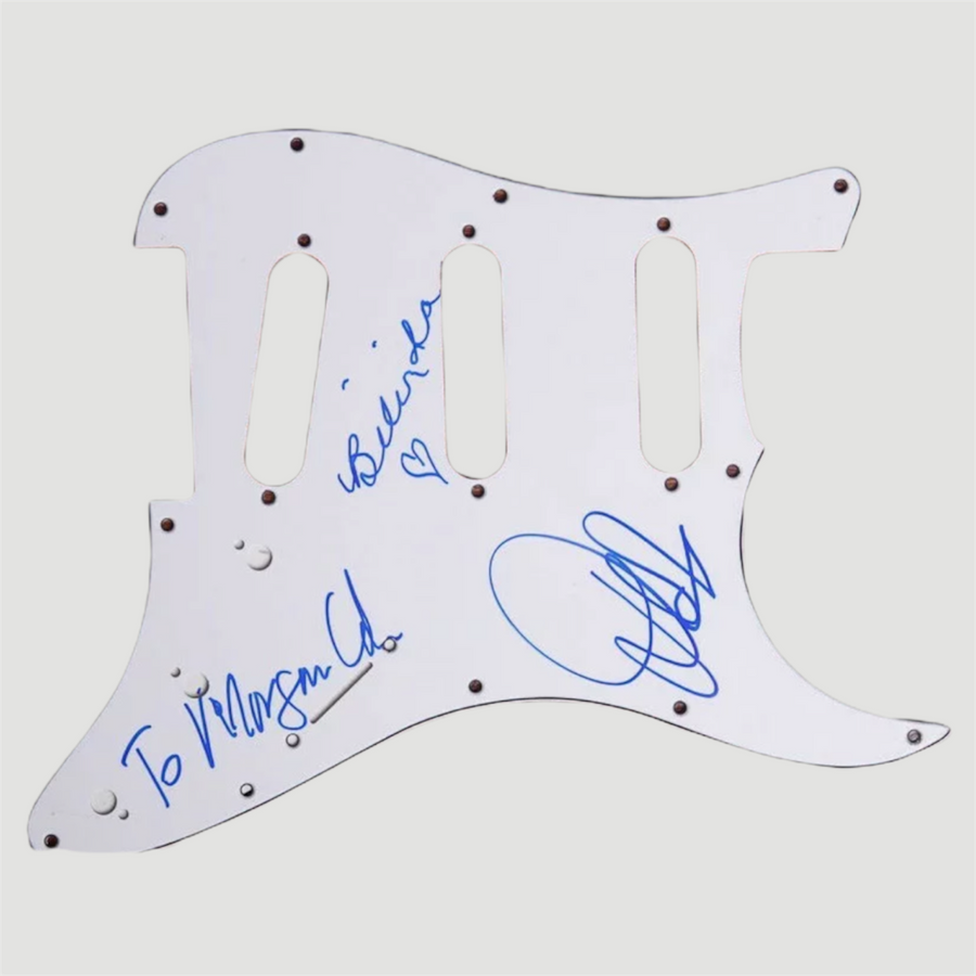 2013 My Bloody Valentine Signed Scratchplate