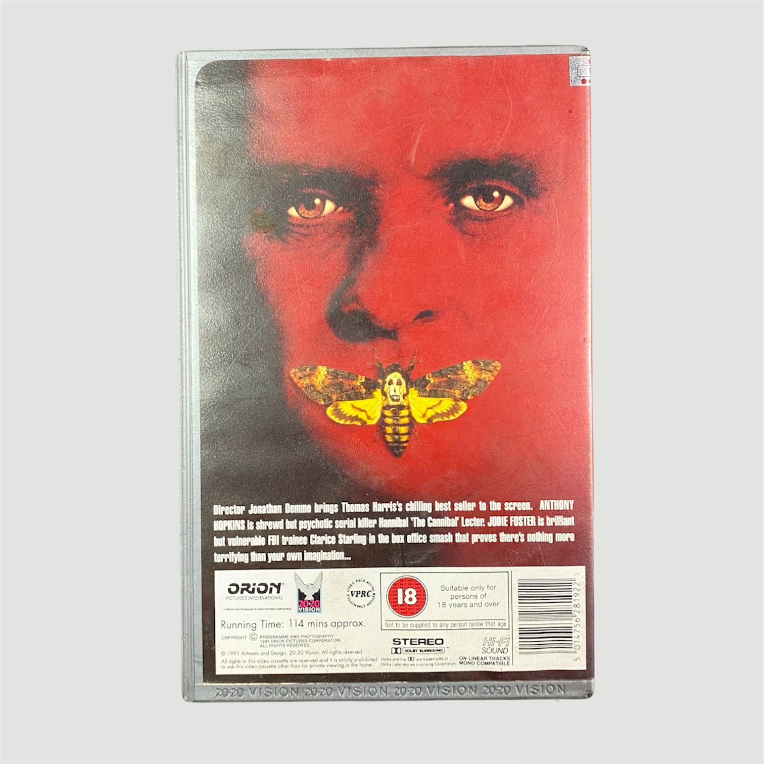 1991 The Silence of the Lambs Ex-Rental/Big Box VHS