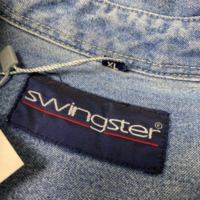 90's Tupperware Denim Chambray Work Shirt