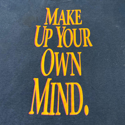 Early 90's Commodore Amiga 'Make Up Your Own Mind' T-Shirt