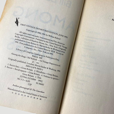 1993 Bill Buford 'Among The Thugs'