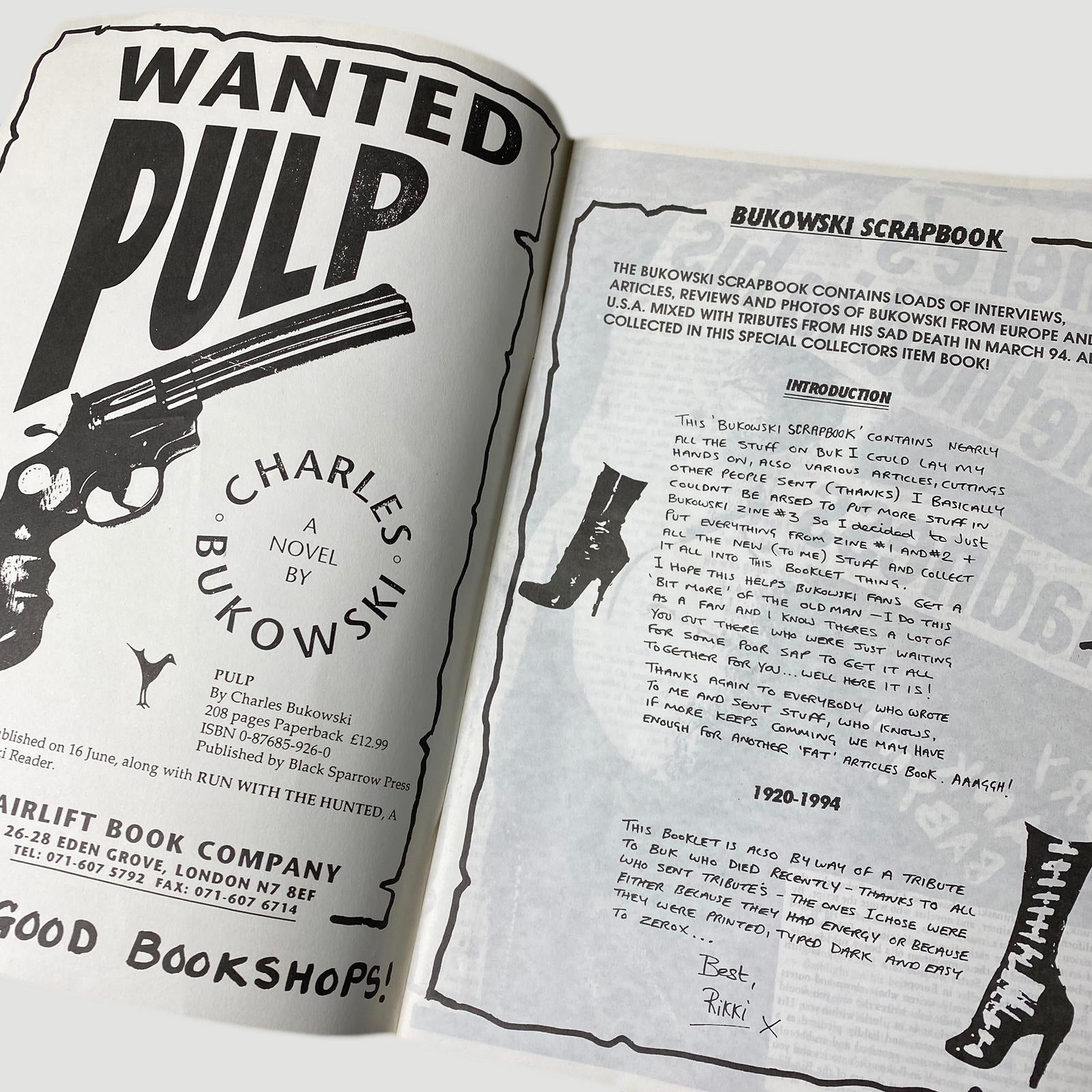 1994 Bukowski Scrapbook