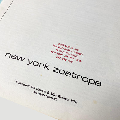 1976 Jan Dawson 'Wim Wenders'