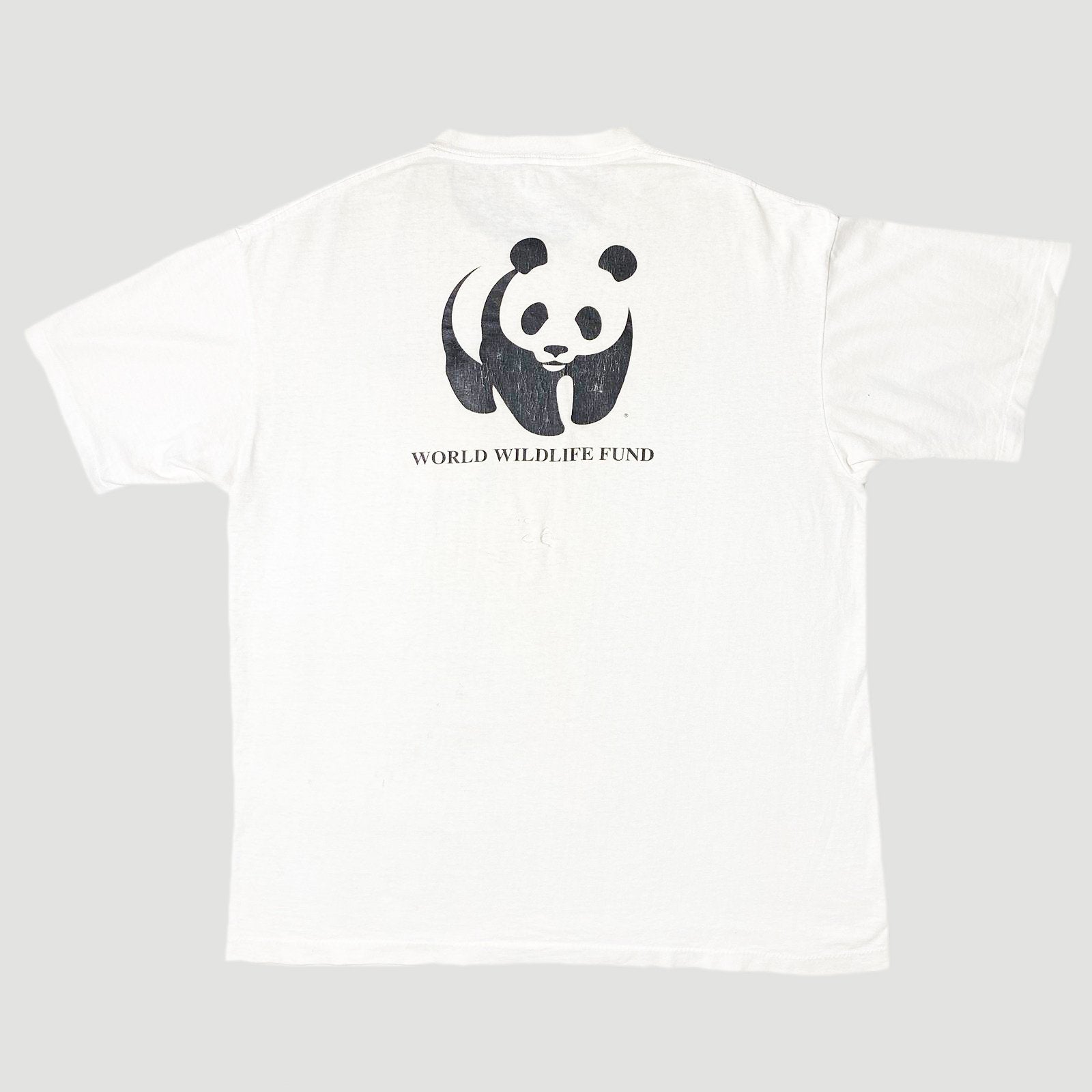 Late 80's WWF 'Saving Life On Earth' Pocket T-Shirt