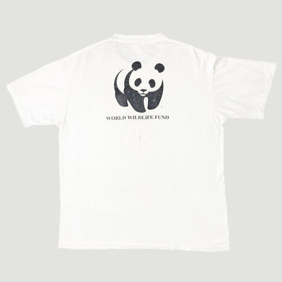 Late 80's WWF 'Saving Life On Earth' Pocket T-Shirt