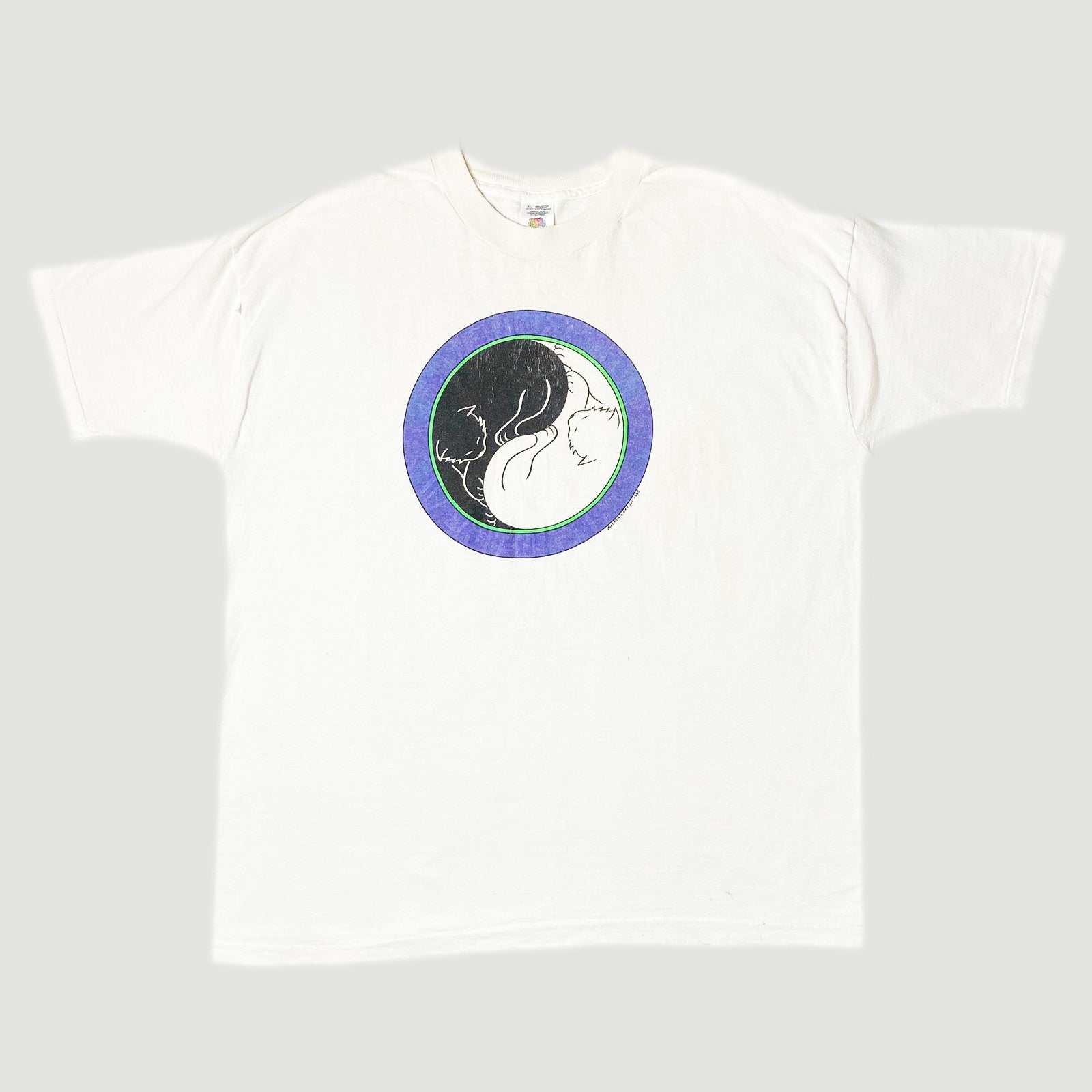 Early 90's Cat Yin Yang T-Shirt