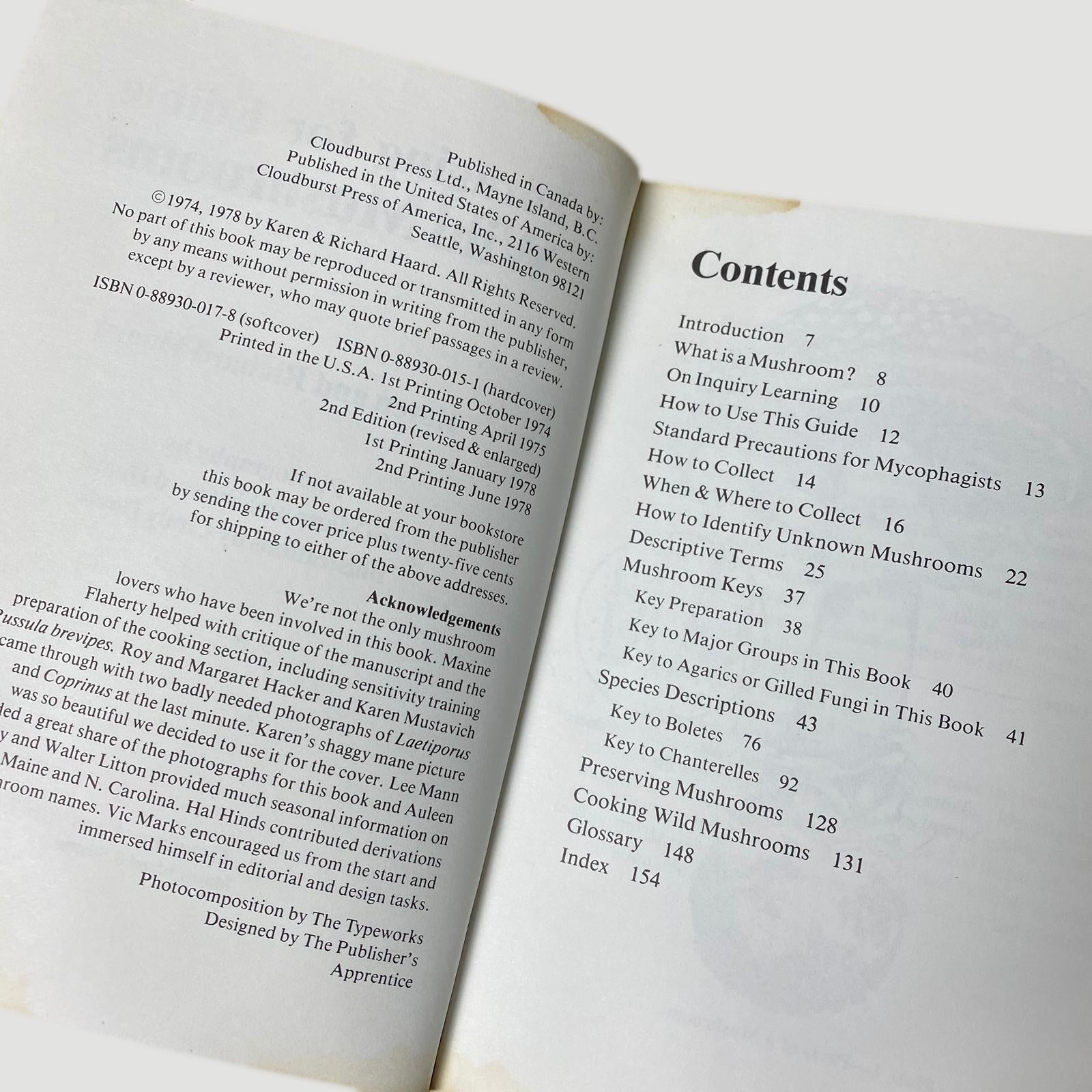 1994 David Pegler 'Field Guide to the Mushrooms and Toadstools of Britain and Europe'