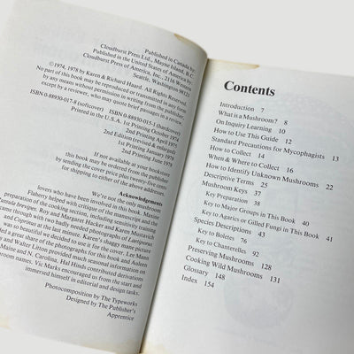 1994 David Pegler 'Field Guide to the Mushrooms and Toadstools of Britain and Europe'