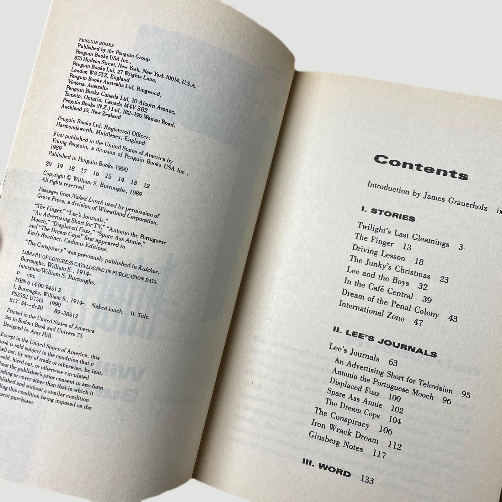 1990 William S. Burroughs 'Interzone'