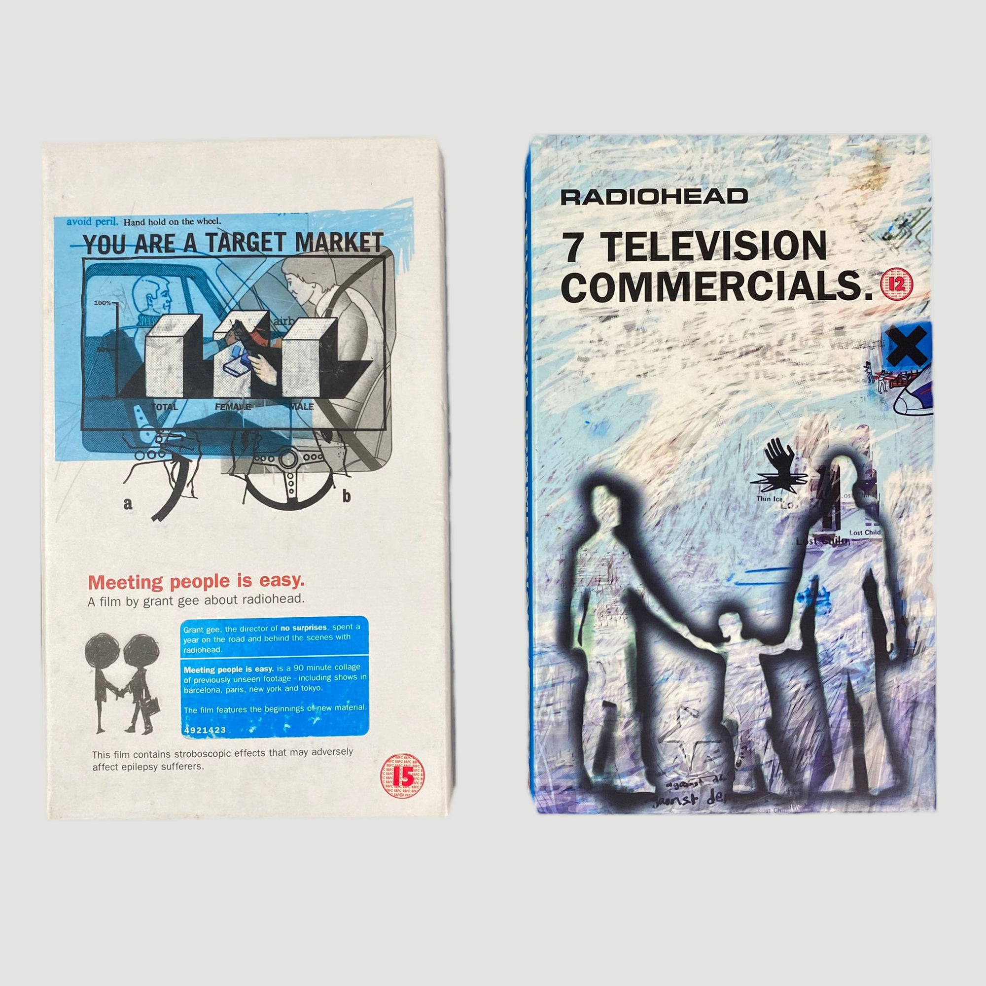 1998 Radiohead Meeting People is Easy + 7 TV Commercials VHS