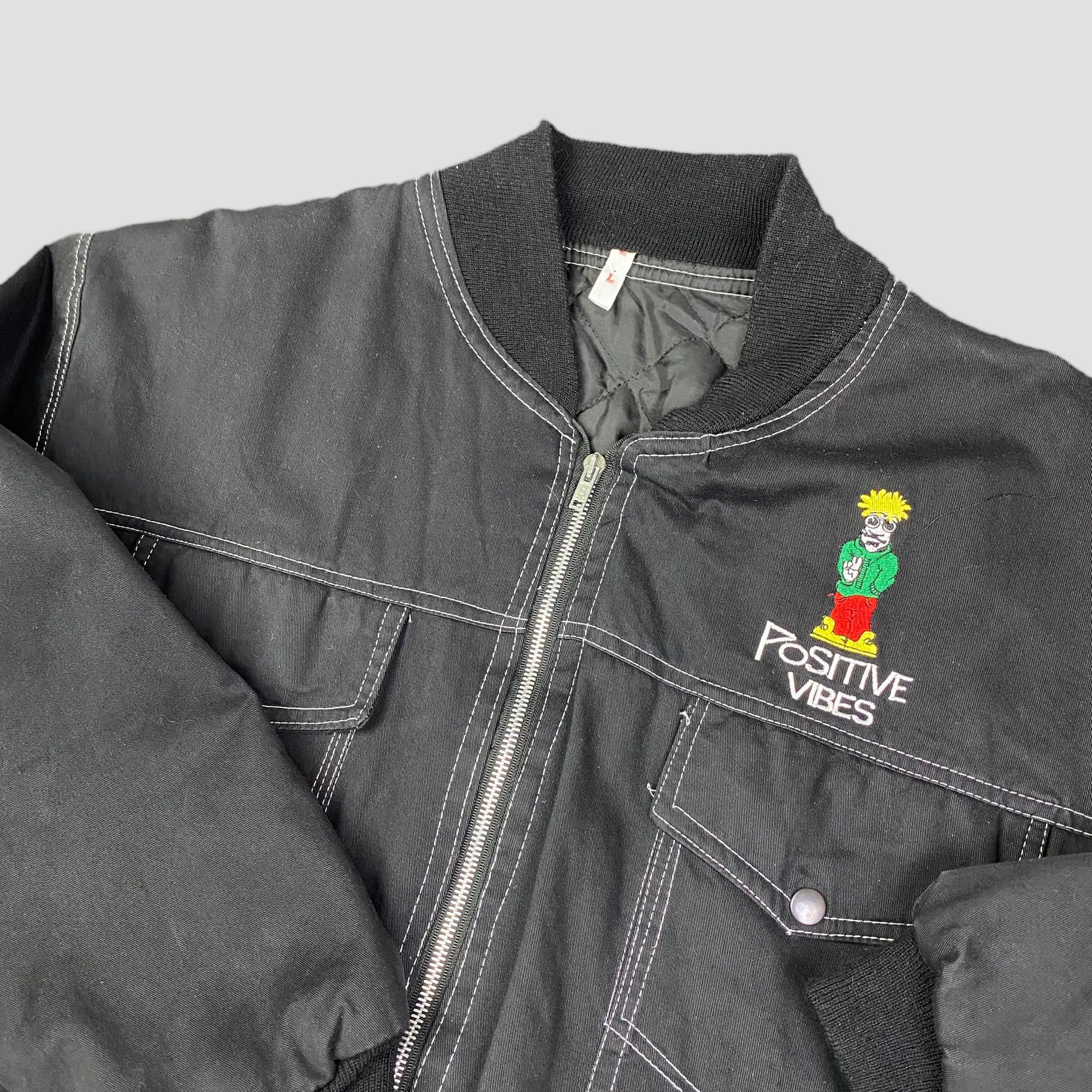 90's Spliffy Positive Vibes Jacket