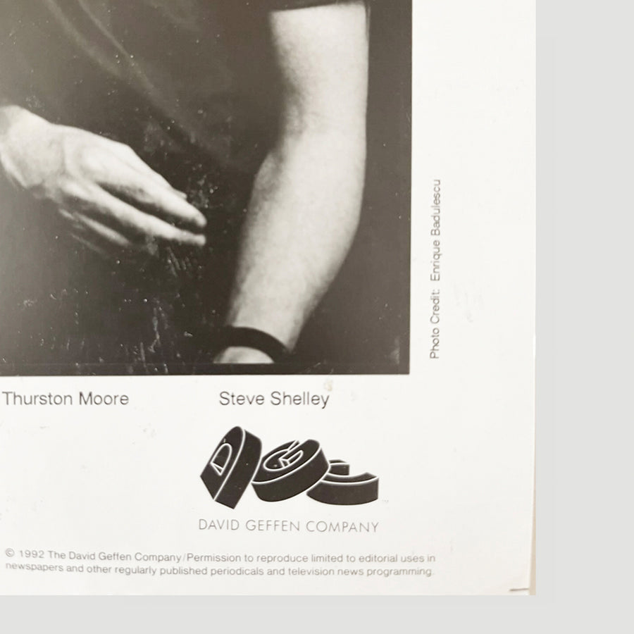 1992 Sonic Youth 'Dirty' DGC Records Press Photo