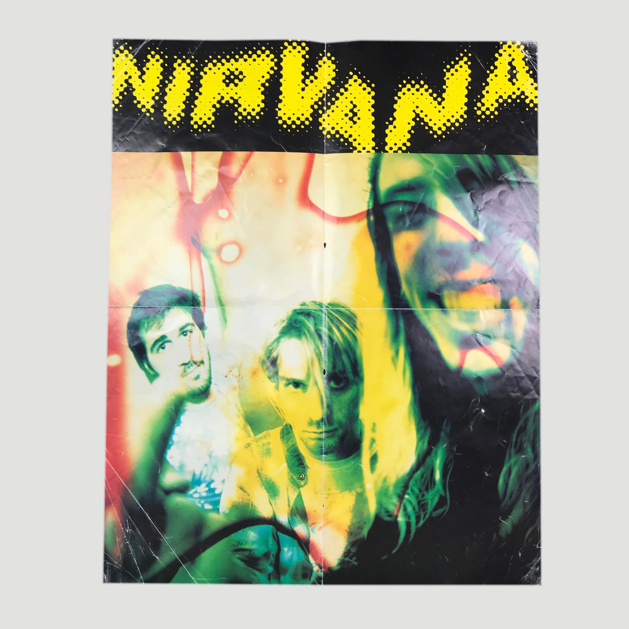 Early 90's Nirvana Psychedelic Poster