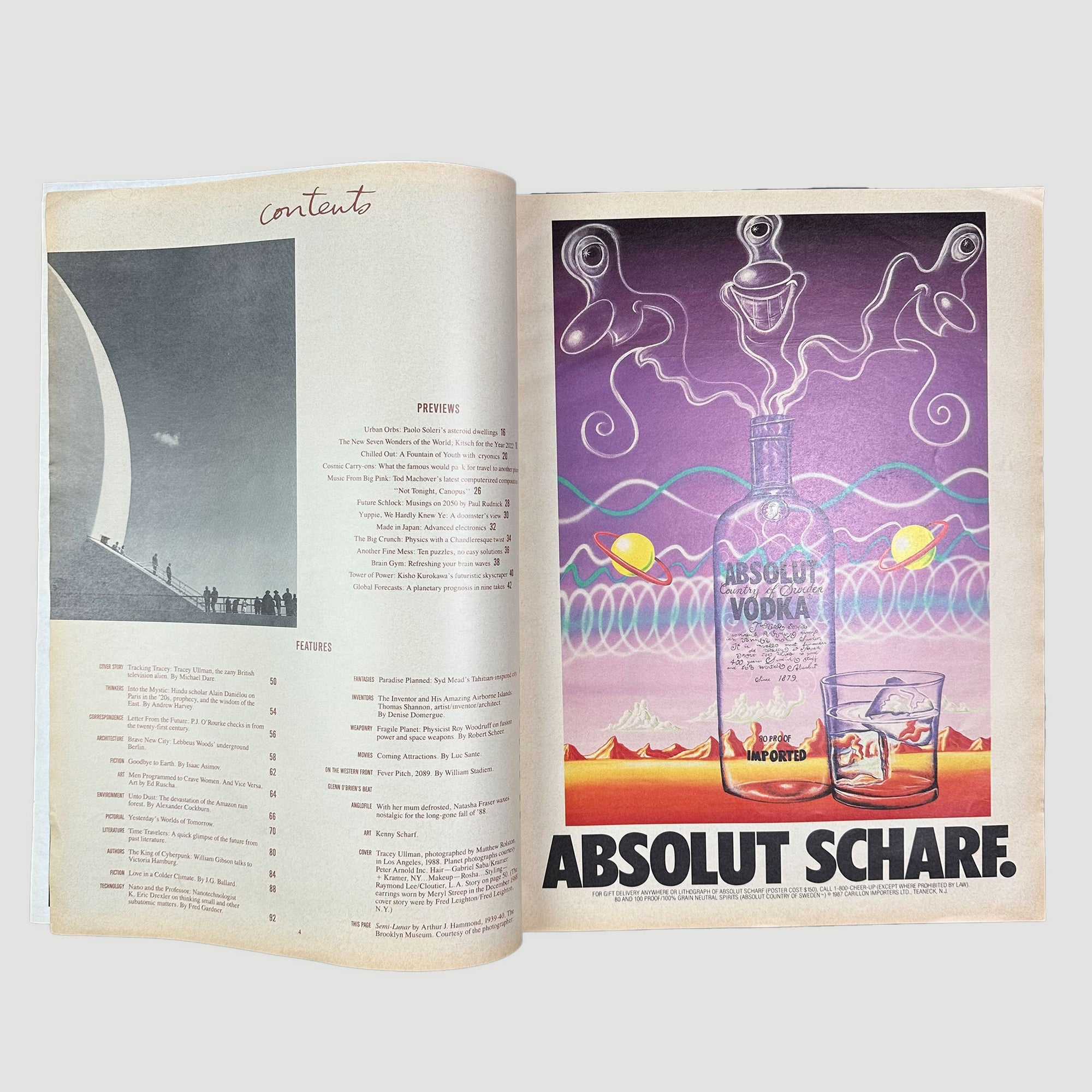 1989 Interview Magazine Tracey Ullman Issue