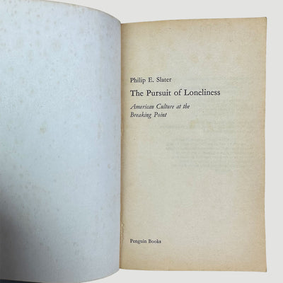 70's The Pursuit of Loneliness Pelican