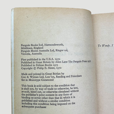 70's The Pursuit of Loneliness Pelican