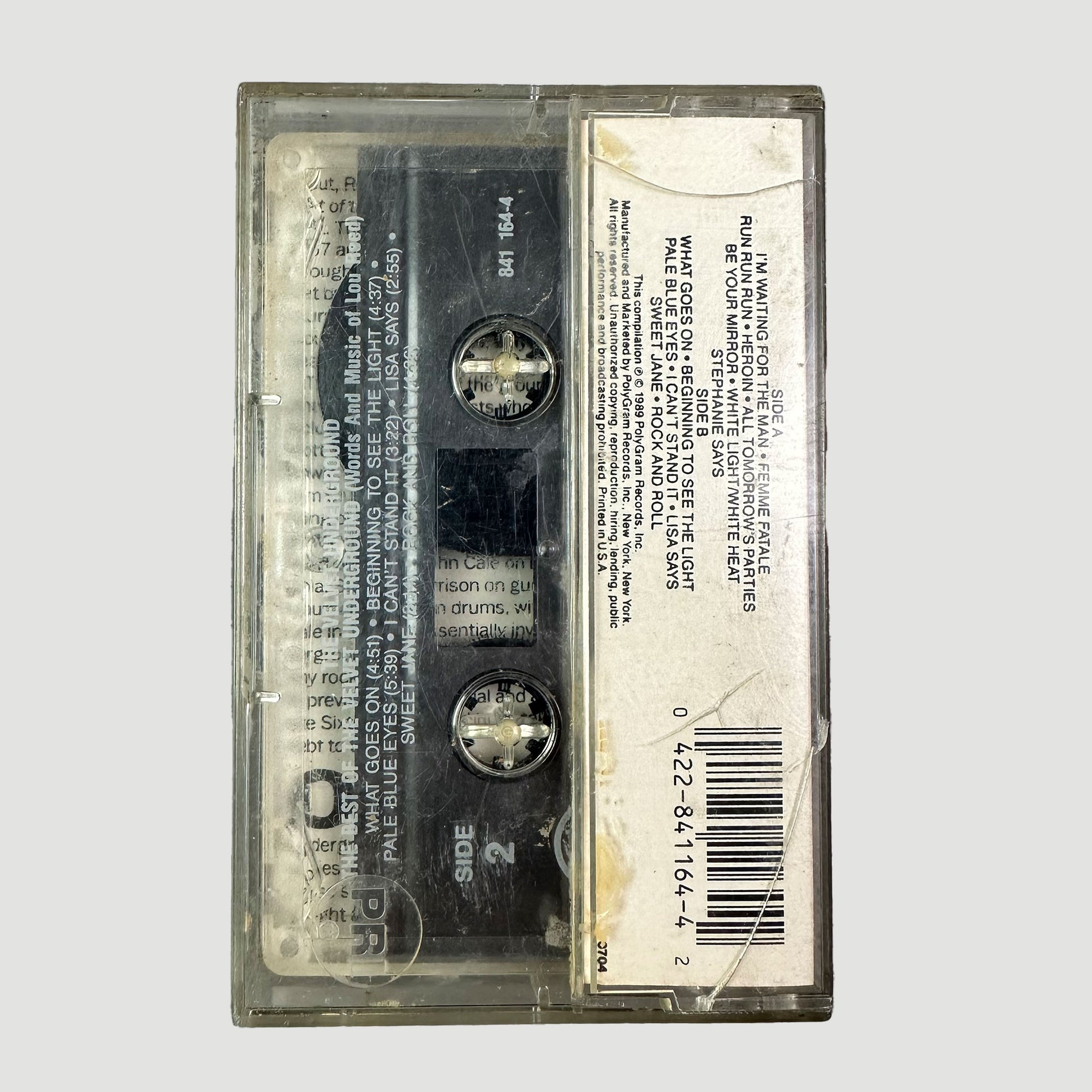 80's The Best of Velvet Underground Cassette