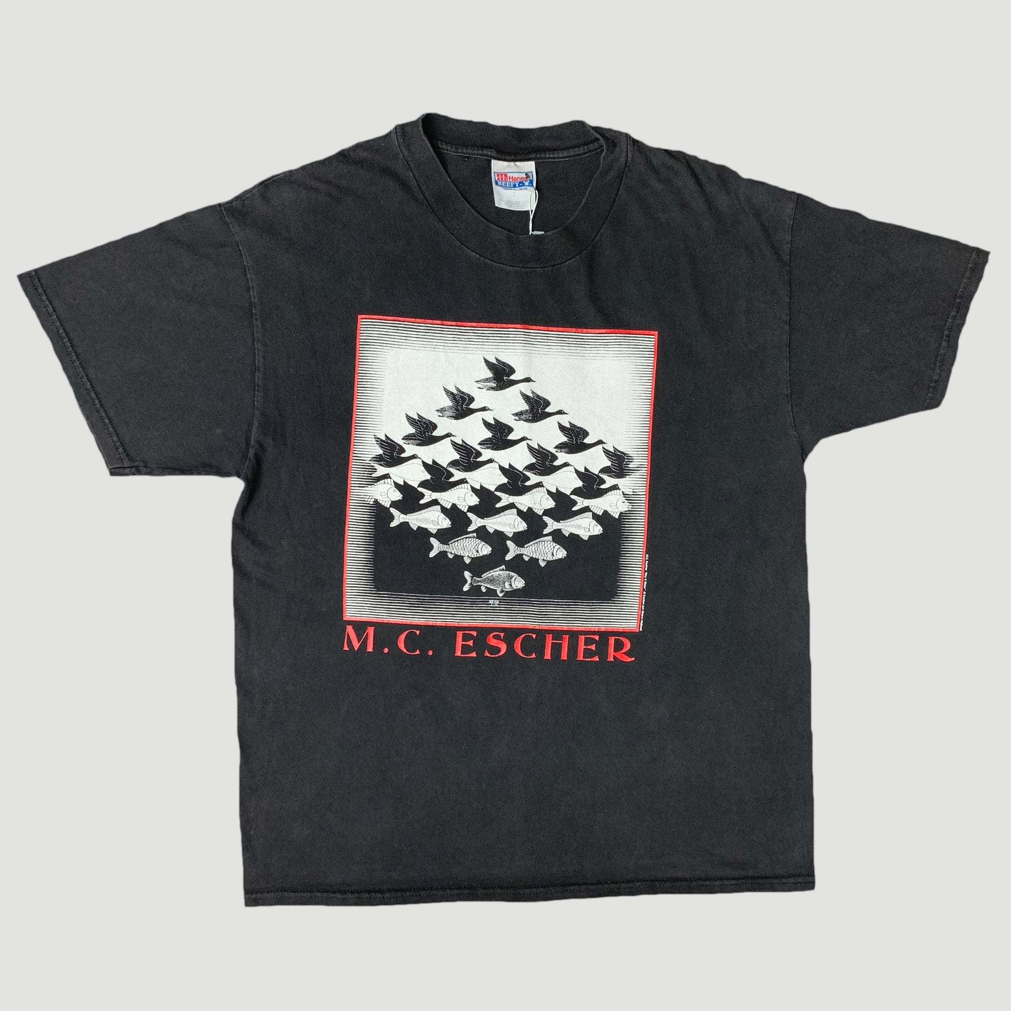 Early 90's M.C. Escher 'Sky & Water' T-Shirt