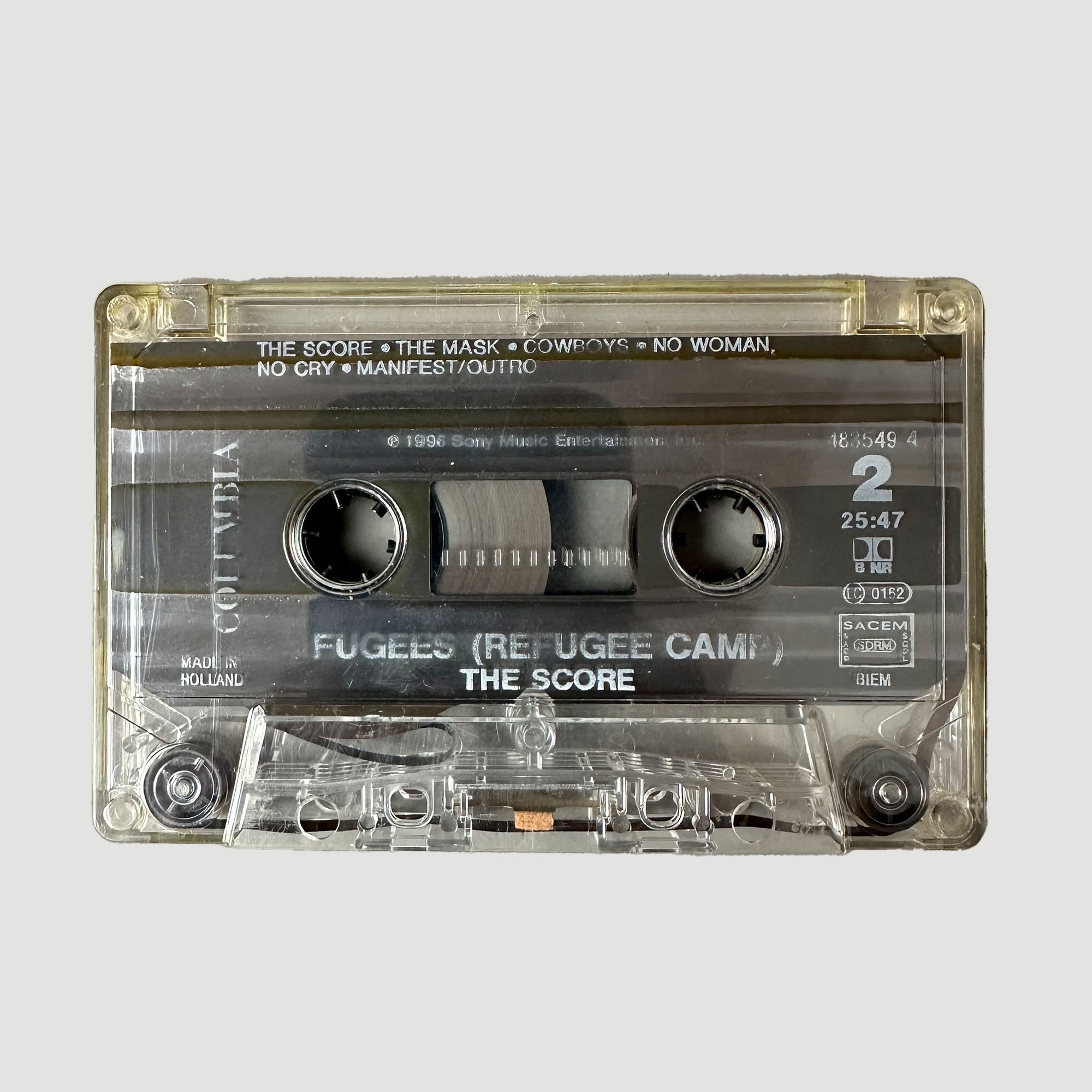 1996 Fugees (The Score) Cassette