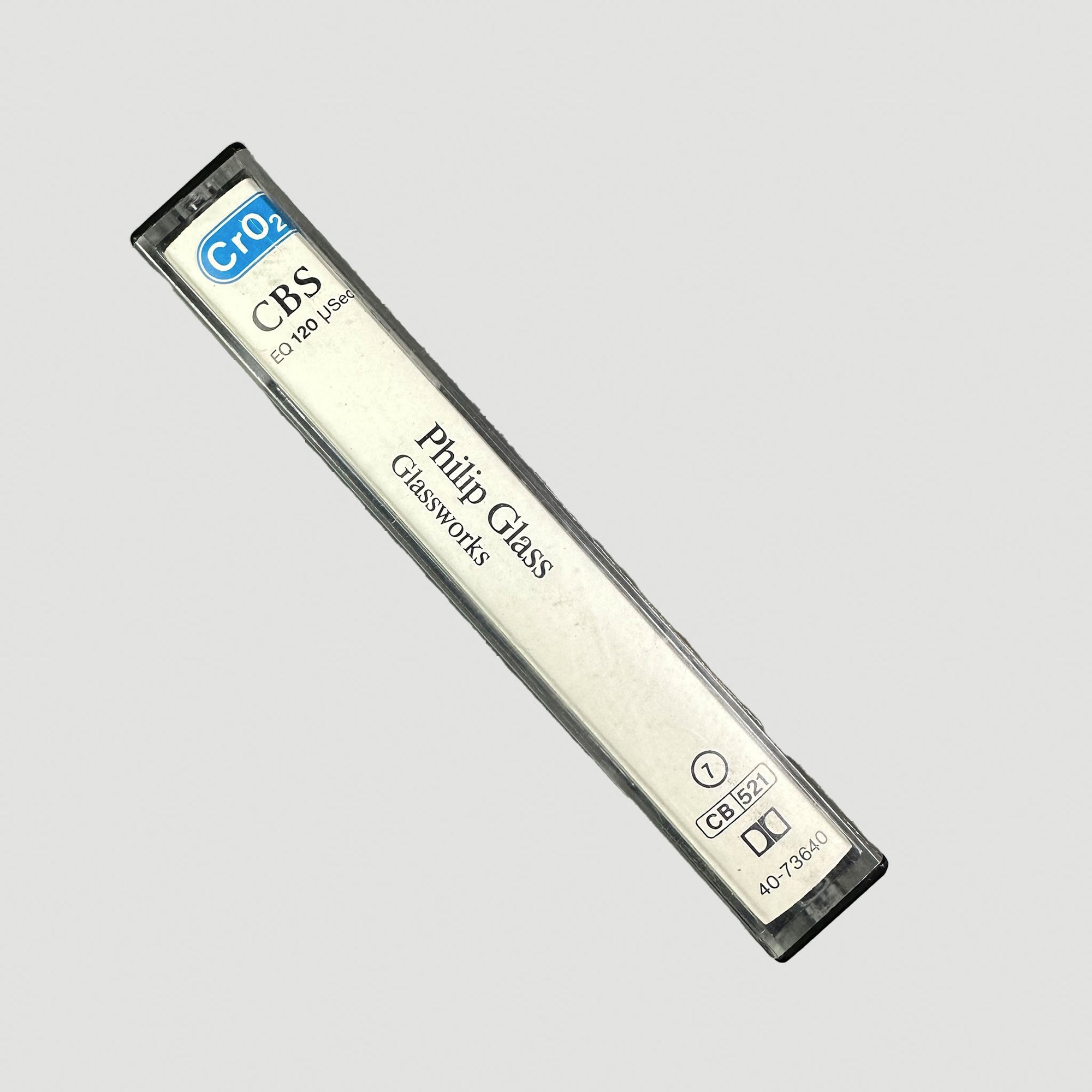 1982 Philip Glass Glassworks Cassette