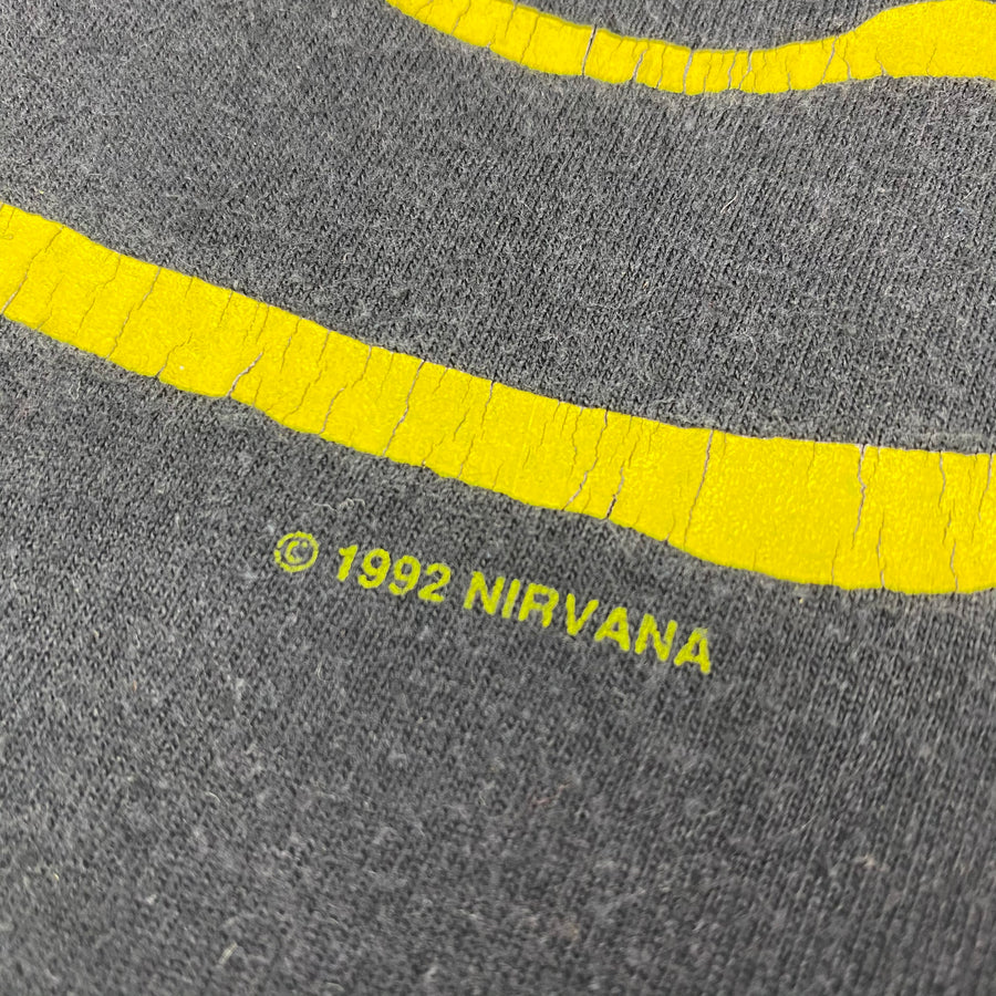 Early 00's Nirvana Nevermind 'Smiley' T-Shirt
